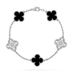 CLOVER 5 MOTIF ONYXS BRACELET COLLECTION