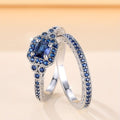 Vionetta Sapphire Mosaic Ring Set