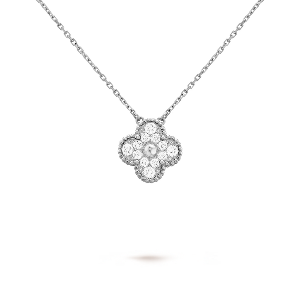CLOVER Silver Necklace – Prestige Edition