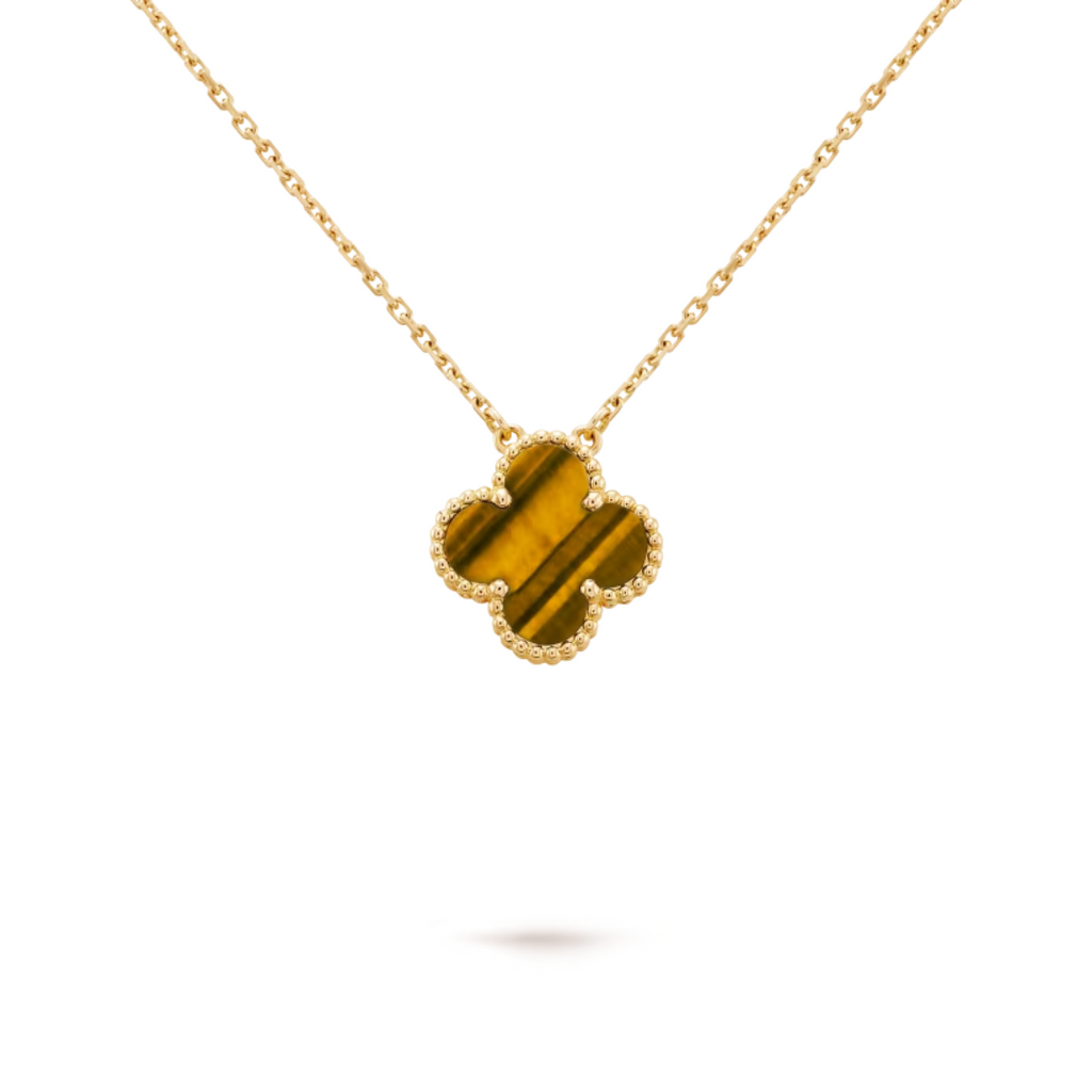 CLOVER Tiger Necklace – Bold, Nature-Inspired Pendant for Everyday Wear