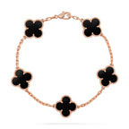 CLOVER 5 MOTIF ONYXS BRACELET COLLECTION