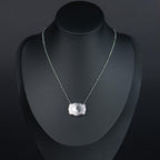 Dainty Belt Buckle Letter Initial Necklaces