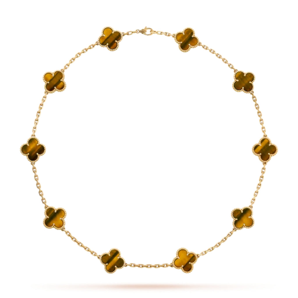CLOVER | 10-Motif Tiger Necklace
