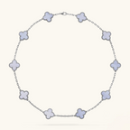 CLOVER | 10-Motif Purple Necklace