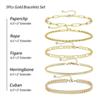 5pc Classic Bracelets Stack