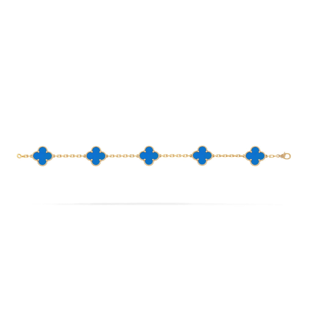 Clover Blue Bracelet - Elegant Everyday Jewelry