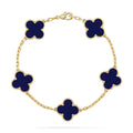 CLOVER 5 MOTIF LAPIS LAZULI BRACELET COLLECTION VIP