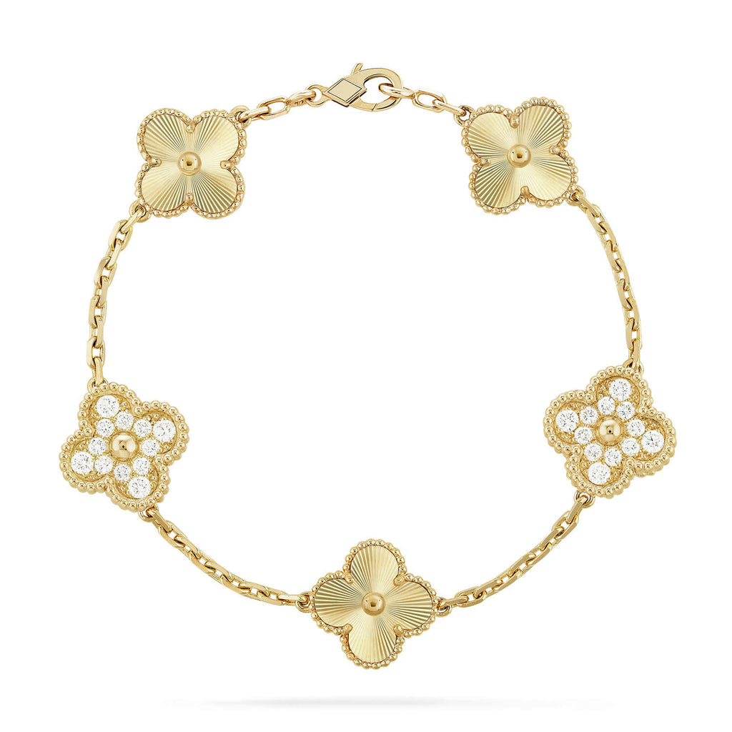 CLOVER 5 MOTIF LASER BRACELET COLLECTION