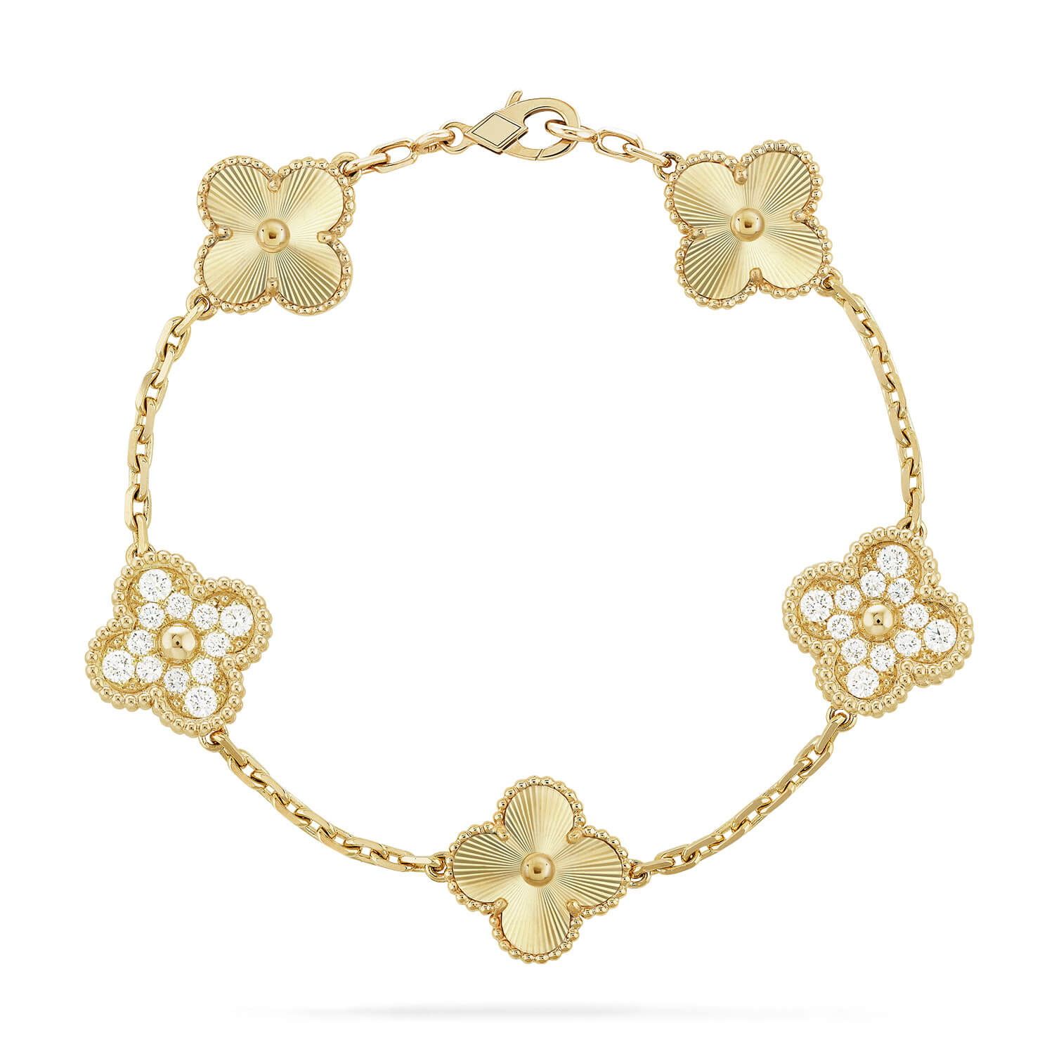 CLOVER 5 MOTIF LASER BRACELET COLLECTION