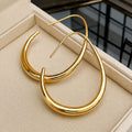 Antique Gold Hoop Earrings