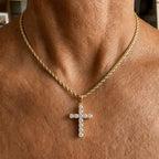 Classic Diamond Cross Necklace