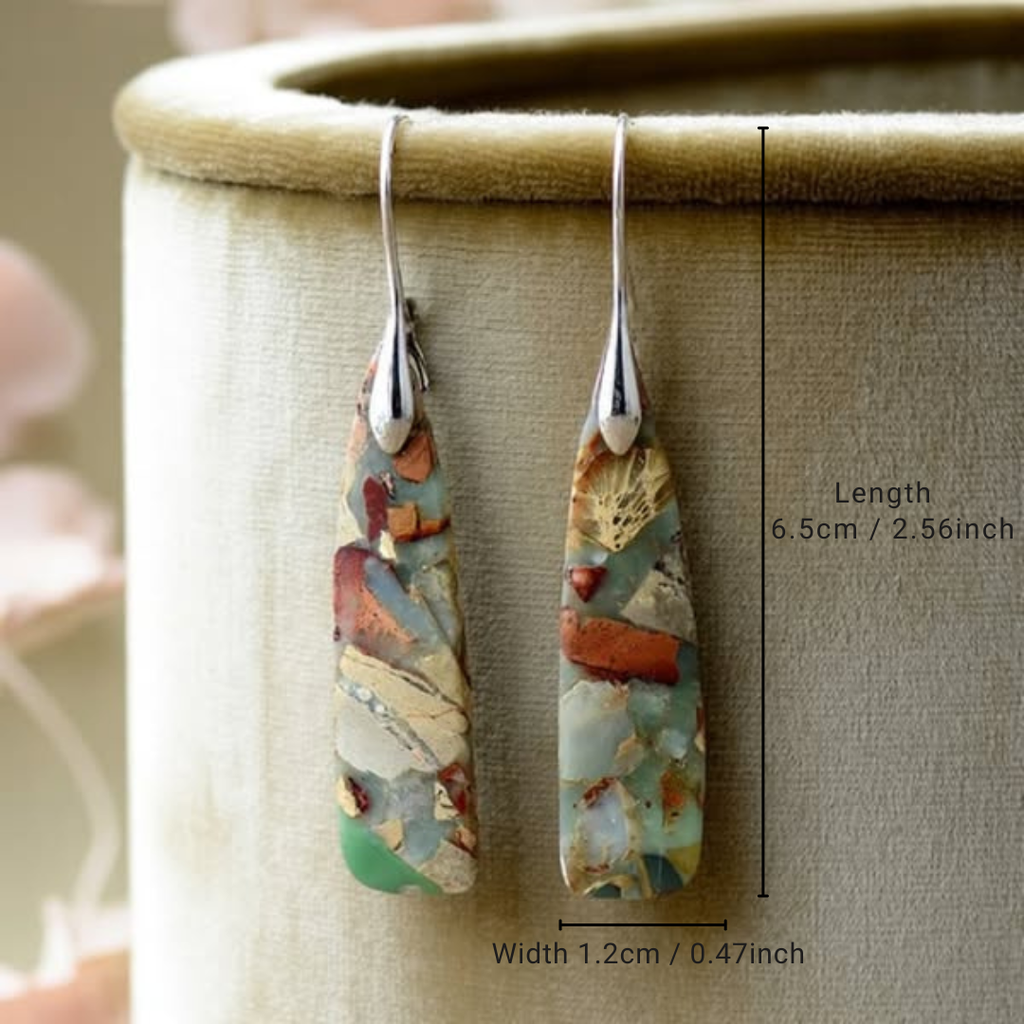 Charm - Vintage Natural Stone Earrings