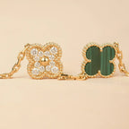 CLOVER 5 MOTIF MALACHITE BRACELET COLLECTION VIP