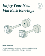 Tiny Moon Screw Back Studs