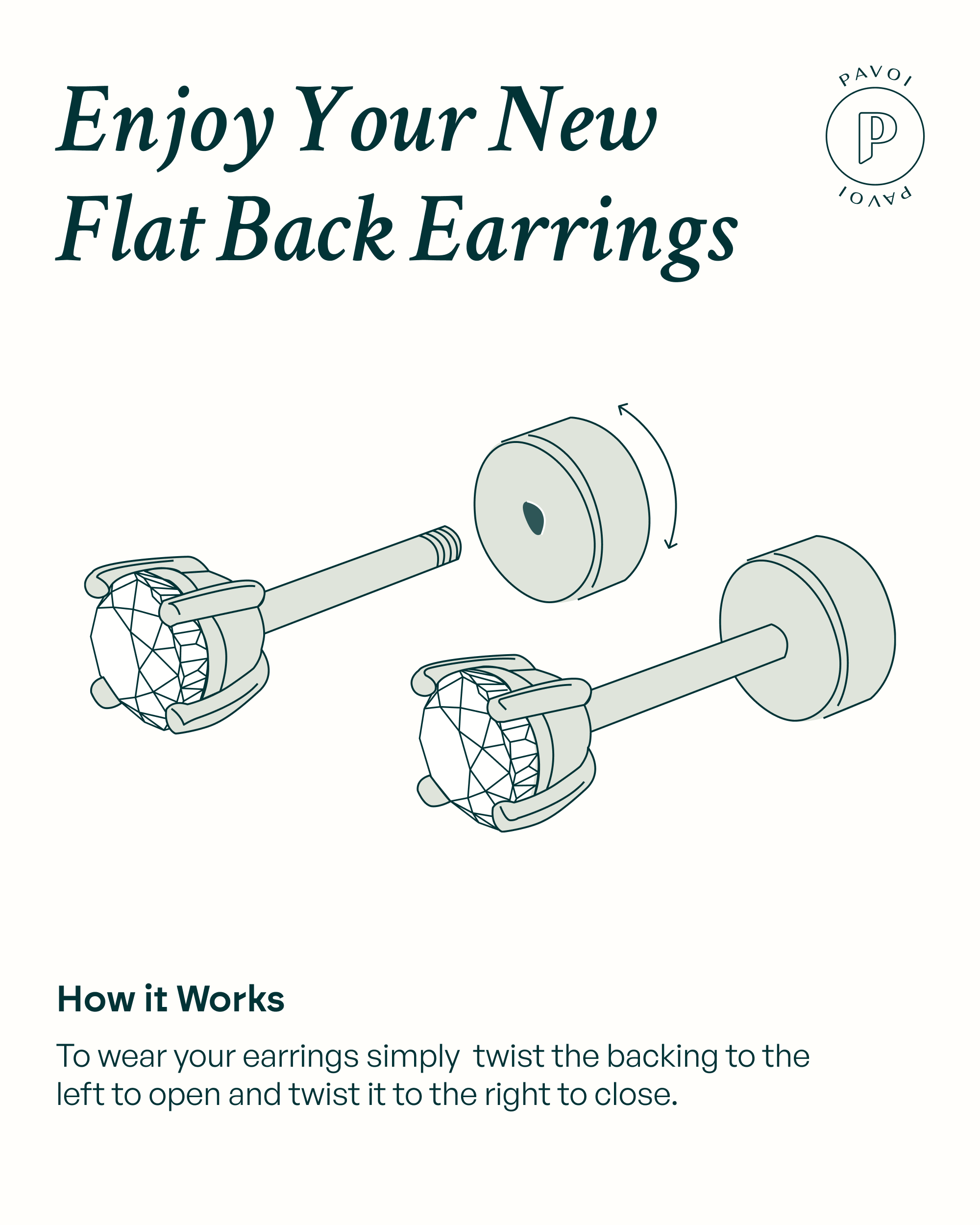Tiny Moon Screw Back Studs