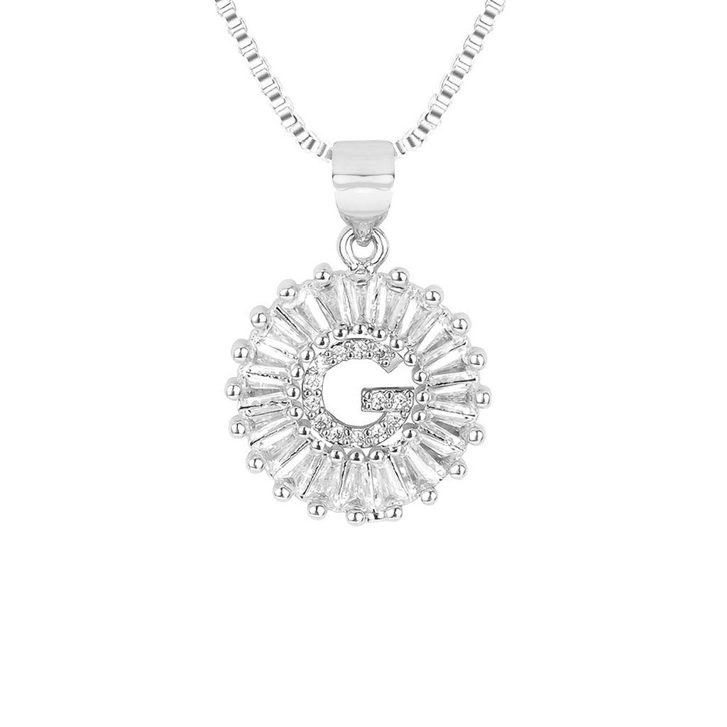Circle Initial Necklace