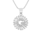 Circle Initial Necklace