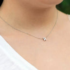 Dainty Minimal Letter Initial Necklace