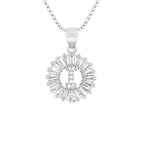 Circle Initial Necklace