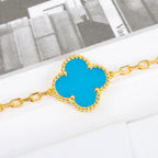 CLOVER 5 MOTIF TURQUOISE BRACELET COLLECTION