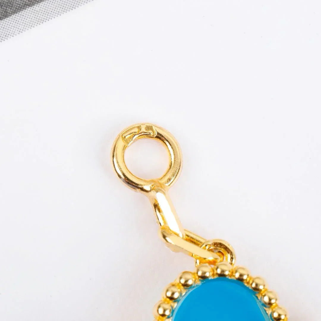 CLOVER 5 MOTIF TURQUOISE BRACELET COLLECTION
