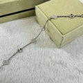 CLOVER 6 MOTIF DIAMOND LASER BRACELET