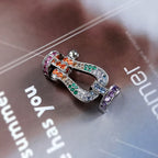 FORCE LARGE HORSESHOE CLASP METAL BRACELET
