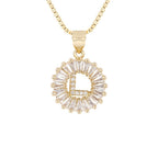 Circle Initial Necklace