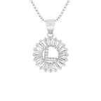Circle Initial Necklace