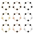CLOVER 5 MOTIF ONYXS BRACELET COLLECTION