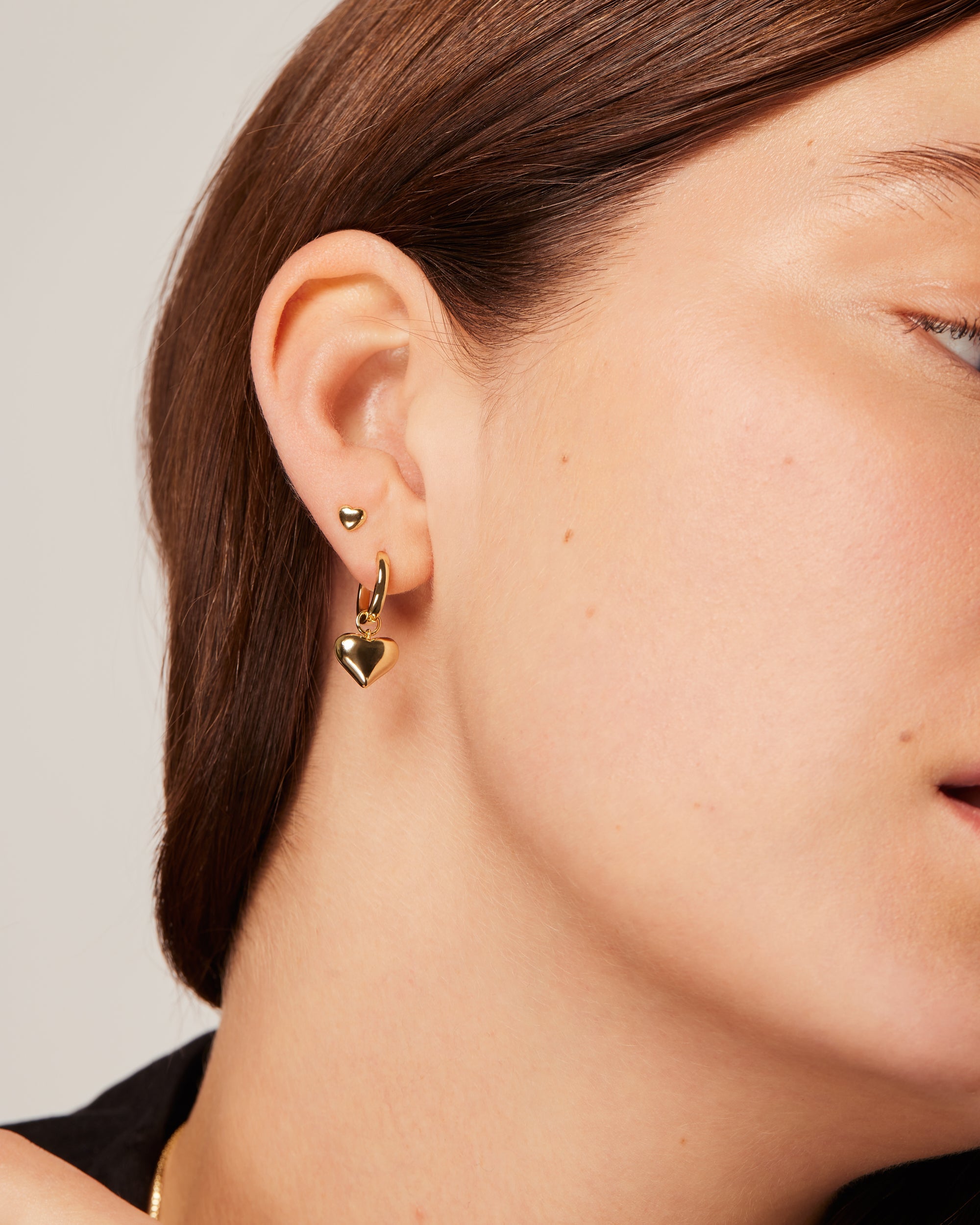 Heart Charm Earrings
