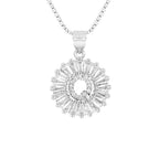Circle Initial Necklace