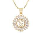Circle Initial Necklace