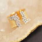 Bold Diamond Sparkle Open Ring