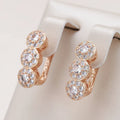 Bold Triple Layer Diamond Earrings