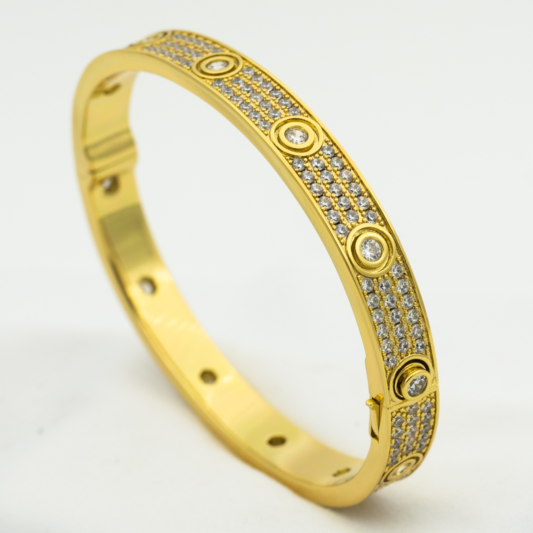 LOVE BRACELET 6.1MM DIAMOND-PAVED 10 BIG DIAMONDS VIP