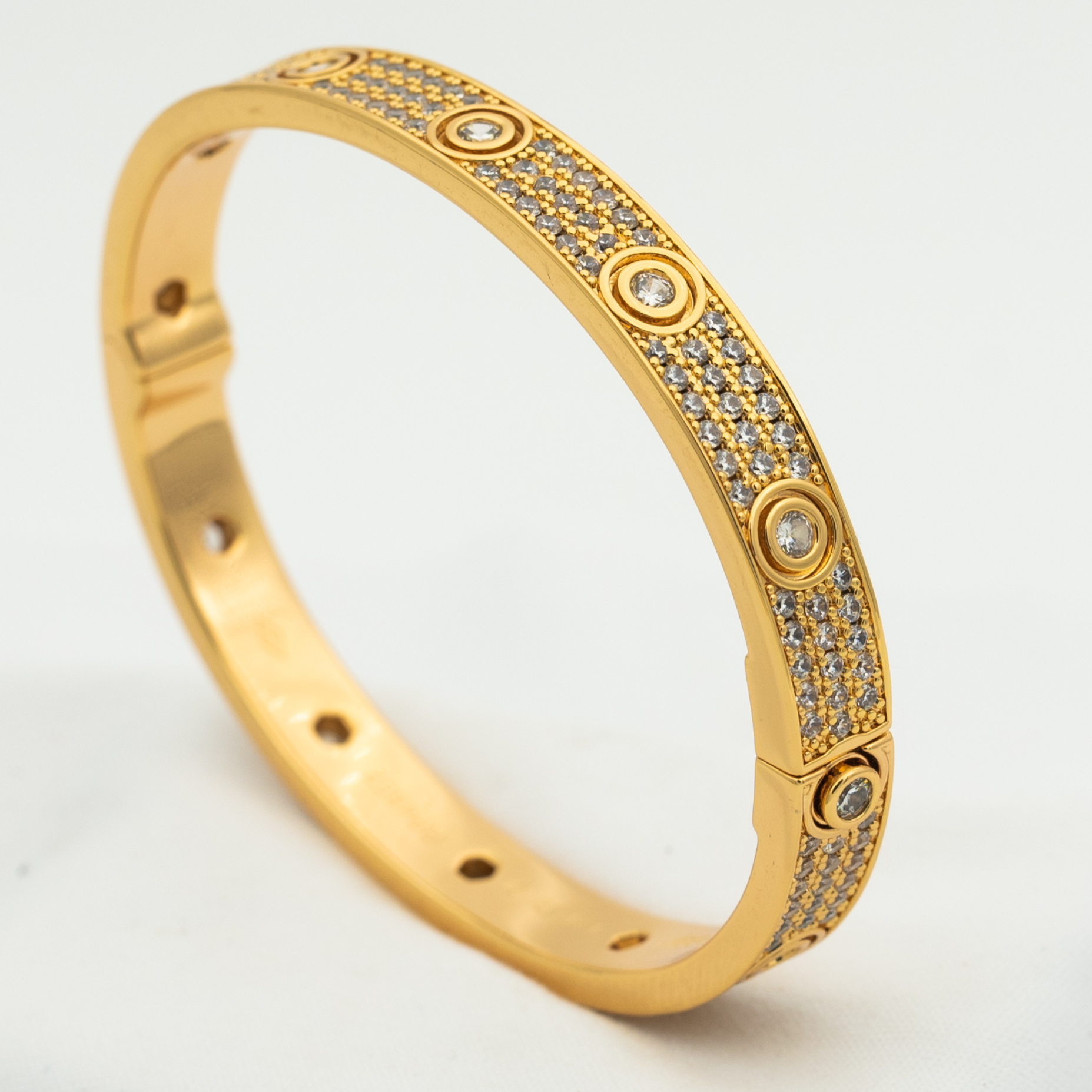 LOVE BRACELET 6.1MM DIAMOND-PAVED 10 BIG DIAMONDS VIP