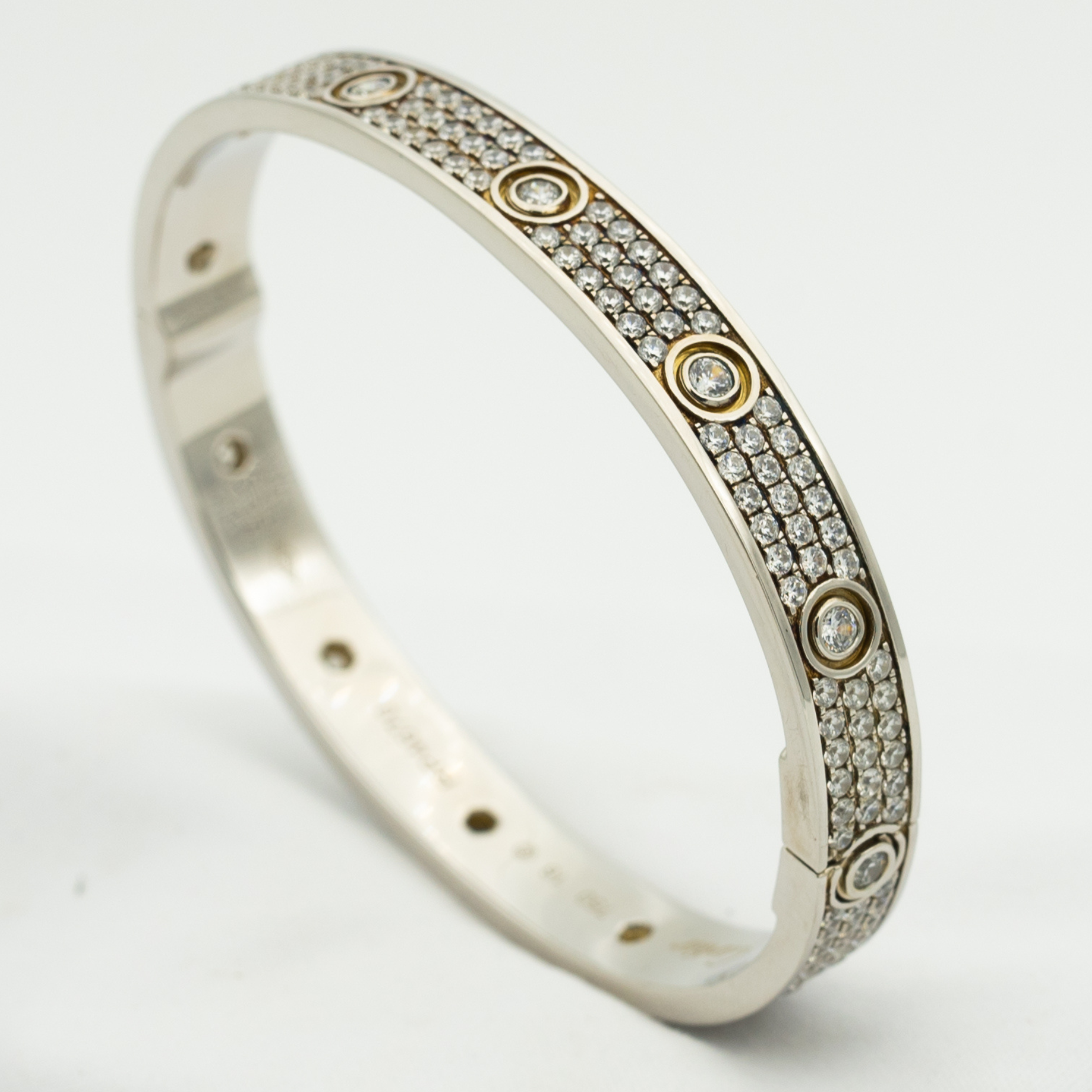 LOVE BRACELET 6.1MM DIAMOND-PAVED 10 BIG DIAMONDS VIP