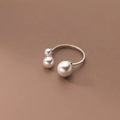 Adjustable Triple Freshwater Ring S925 Silver