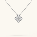 CLOVER Silver Necklace – Prestige Edition