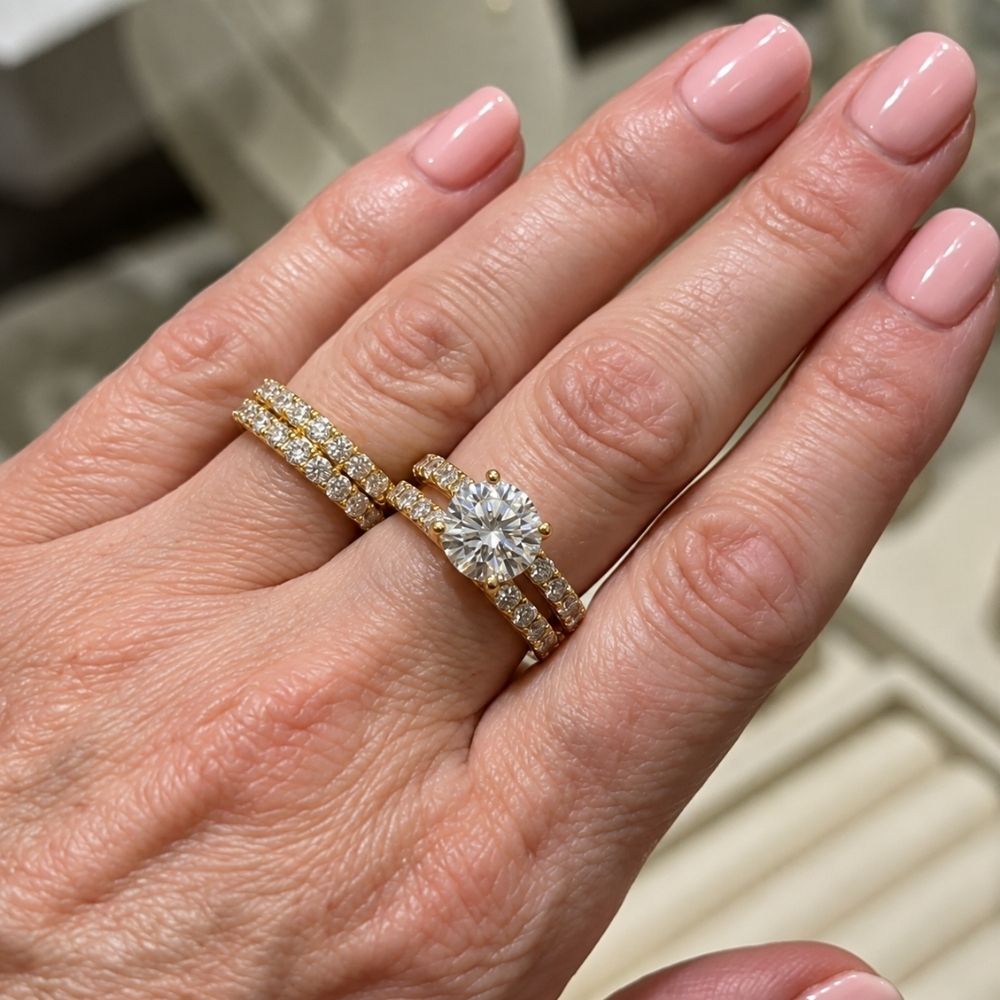 Eternal Radiance Diamond Ring Set