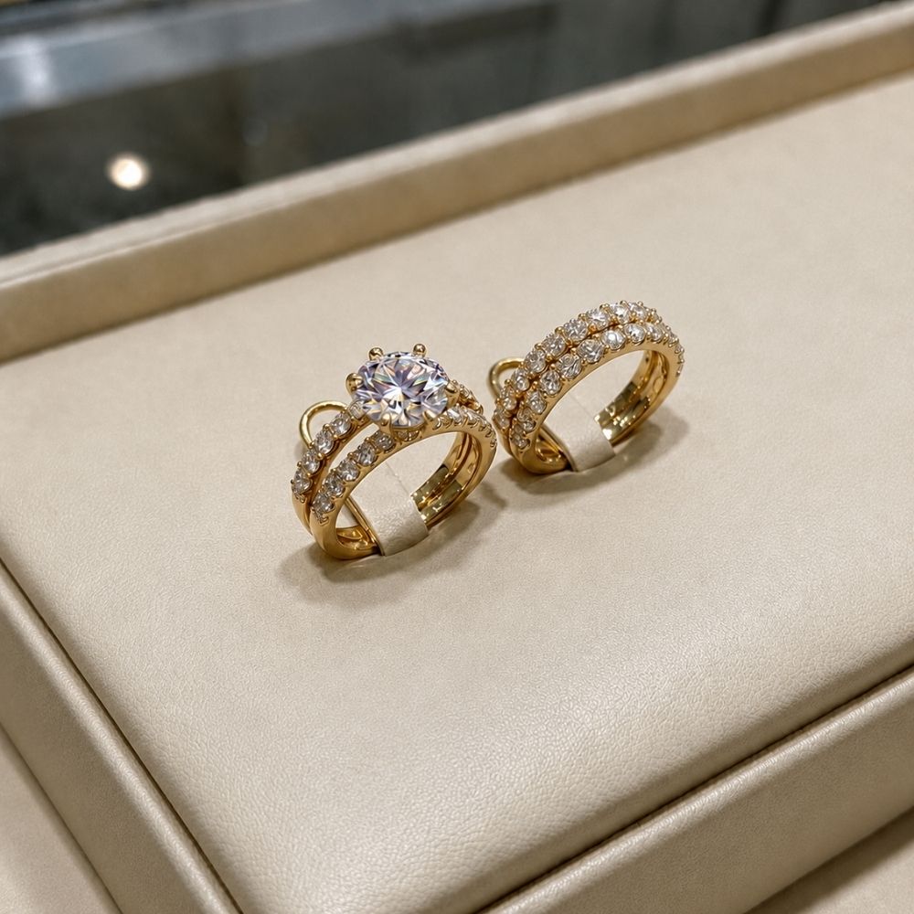 Eternal Radiance Diamond Ring Set