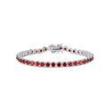 Ruby Tennis Bracelet