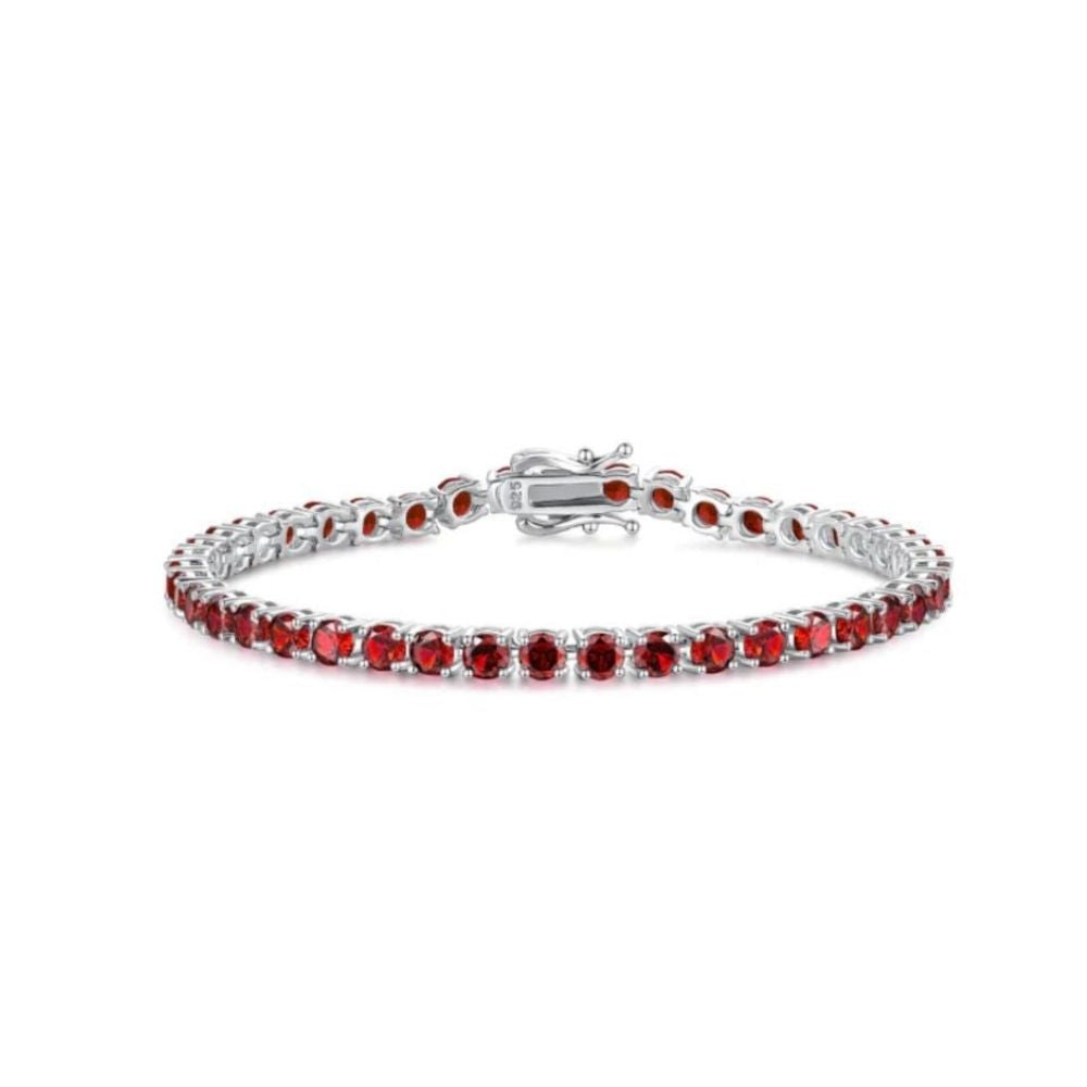 Ruby Tennis Bracelet