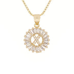 Circle Initial Necklace