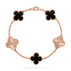 CLOVER 5 MOTIF ONYXS BRACELET COLLECTION