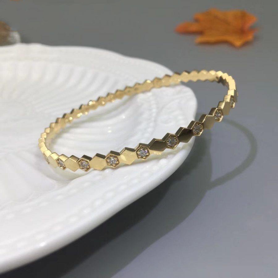 BEE LOVE GOLD DIAMOND BRACELET VIP