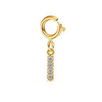 Dainty Cuban Figaro Chain Letter Initial Bracelet