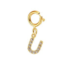 Dainty Cuban Figaro Chain Letter Initial Bracelet