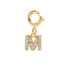 Dainty Cuban Figaro Chain Letter Initial Bracelet